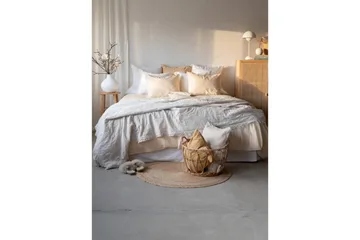 Dynetrekksett Enkeltseng 2-dels Thelma Stripe - Gul - Tekstiler & tepper - Sengetøy - Sengesett