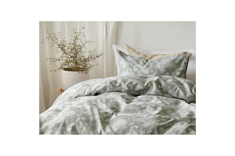 Dynetrekksett Enkeltseng 2-dels Tilly - Grønn - Tekstiler & tepper - Sengetøy - Sengesett