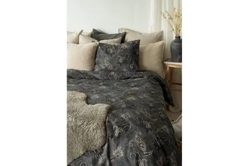 Dynetrekksett Enkeltseng 2-dels Tilly - Svart - Tekstiler & tepper - Sengetøy - Sengesett