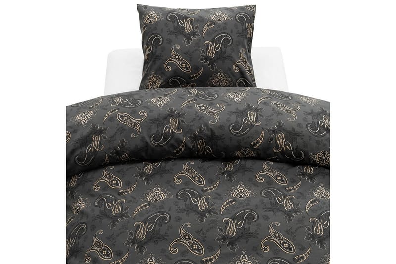 Dynetrekksett Enkeltseng 2-dels Tilly, Svart