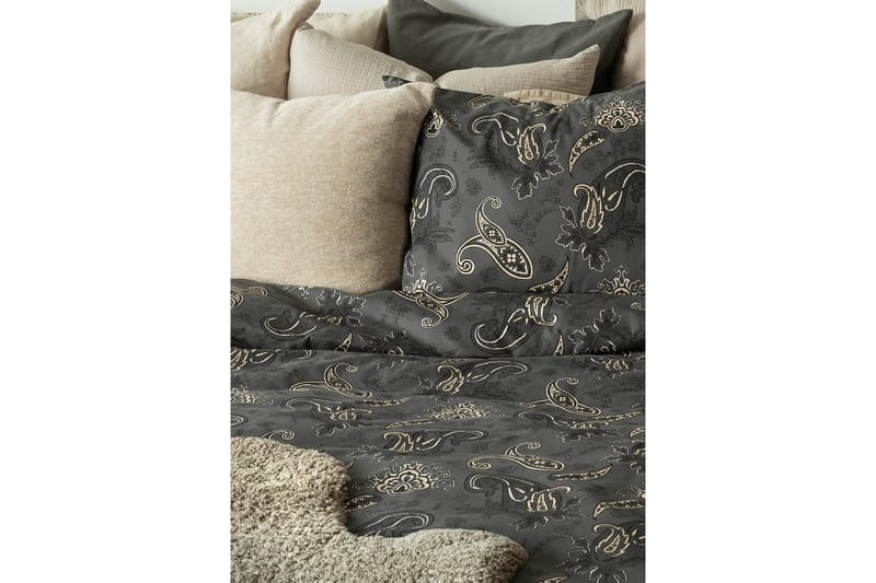 Dynetrekksett Enkeltseng 2-dels Tilly - Svart - Tekstiler & tepper - Sengetøy - Sengesett