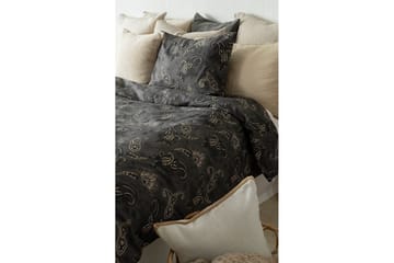 Dynetrekksett Enkeltseng 2-dels Tilly - Svart - Tekstiler & tepper - Sengetøy - Sengesett