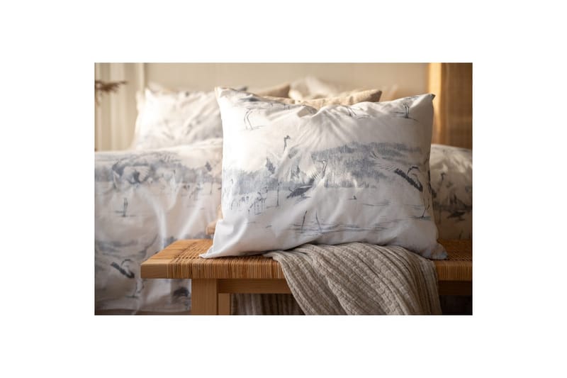 Dynetrekksett Enkeltseng 2-dels Trandansen Blå - Tekstiler & tepper - Sengetøy - Sengesett