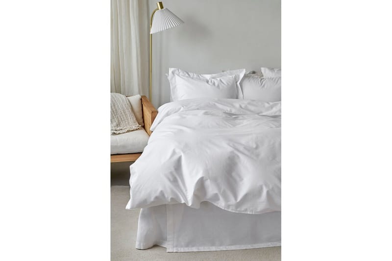 Dynetrekksett Enkeltseng 2-delt Egyptisk Bomull Hvit - Tekstiler & tepper - Sengetøy - Dyne
