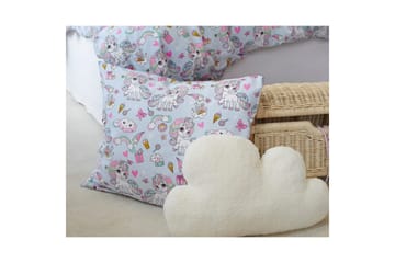 Dynetrekksett Enkeltseng 2-delt Enhjørning - Blå - Tekstiler & tepper - Sengetøy - Sengesett