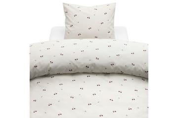 Dynetrekksett Enkeltseng 2-delt Kirsebær Sand - Tekstiler & tepper - Sengetøy - Sengesett