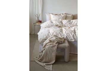 Dynetrekksett Enkeltseng 2-delt Kirsebær Sand - Tekstiler & tepper - Sengetøy - Sengesett