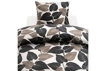 Dynetrekksett Enkeltseng 2-delt Levi - Brun - Tekstiler & tepper - Sengetøy - Sengesett