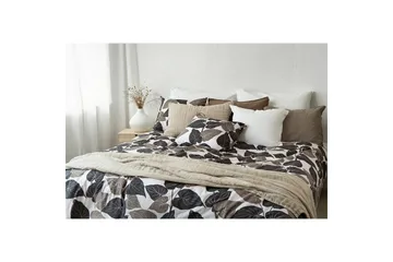 Dynetrekksett Enkeltseng 2-delt Levi - Brun - Tekstiler & tepper - Sengetøy - Sengesett