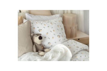 Dynetrekksett Enkeltseng 2-delt Sitroner Gul - Tekstiler & tepper - Sengetøy - Sengesett