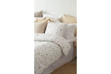 Dynetrekksett Enkeltseng 2-delt Sitroner Gul - Tekstiler & tepper - Sengetøy - Sengesett