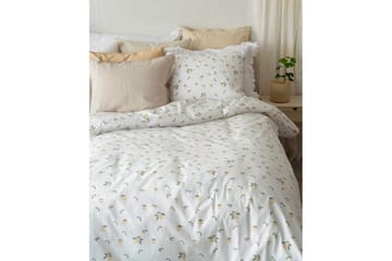 Dynetrekksett Enkeltseng 2-delt Sitroner Gul - Tekstiler & tepper - Sengetøy - Sengesett