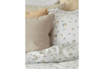 Dynetrekksett Enkeltseng 2-delt Sitroner Gul - Tekstiler & tepper - Sengetøy - Sengesett