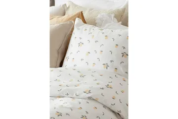 Dynetrekksett Enkeltseng 2-delt Sitroner Gul - Tekstiler & tepper - Sengetøy - Sengesett