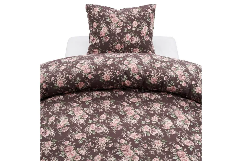 Dynetrekksett Enkeltseng Harmony 2-deler Penny Brun