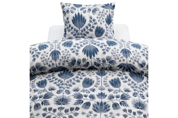 Dynetrekksett Enkeltseng Harmony 2-Delers Aster Blå - Tekstiler & tepper - Sengetøy - Sengesett