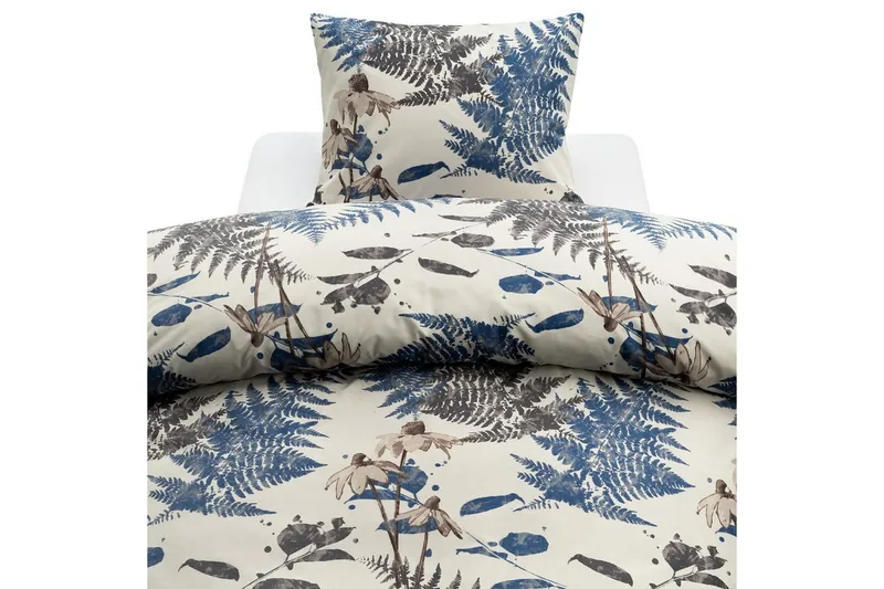 Dynetrekksett Enkeltseng Harmony 2-Delers Skogsdunge, Marineblå