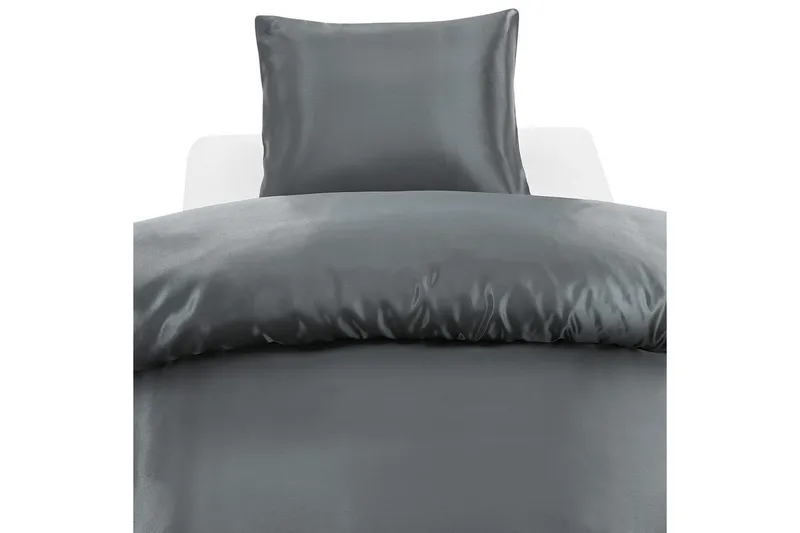 Dynetrekksett Enkeltseng Harmony 2-Dels Glamoursateng Antrasitt/mørkgrå