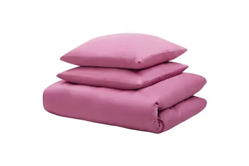 Dynetrekksett Harmonridge Rosa, 220x200 cm - Rosa, 220x200 cm - Tekstiler & tepper - Sengetøy - Sengesett - Dynetrekksett dobbeltseng