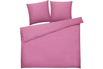 Dynetrekksett Harmonridge Rosa, 220x200 cm - Rosa, 220x200 cm - Tekstiler & tepper - Sengetøy - Sengesett - Dynetrekksett dobbeltseng