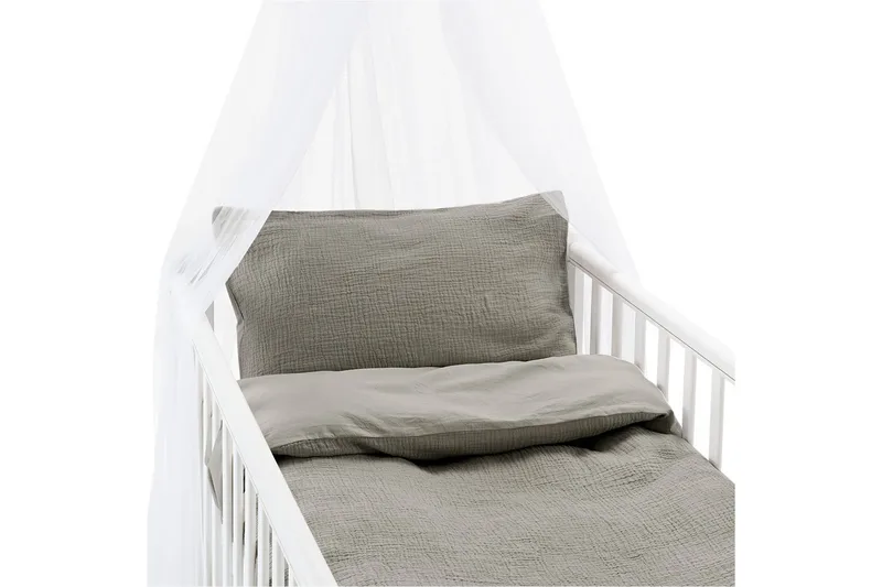 Dynetrekksett til Sprinkelseng 2-Delers Rolling - Grå - Tekstiler & tepper - Sengetøy - Sengesett