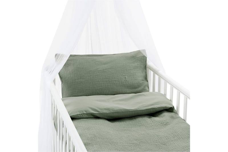 Dynetrekksett til Sprinkelseng 2-Delers Rolling - Grønn - Tekstiler & tepper - Sengetøy - Sengesett