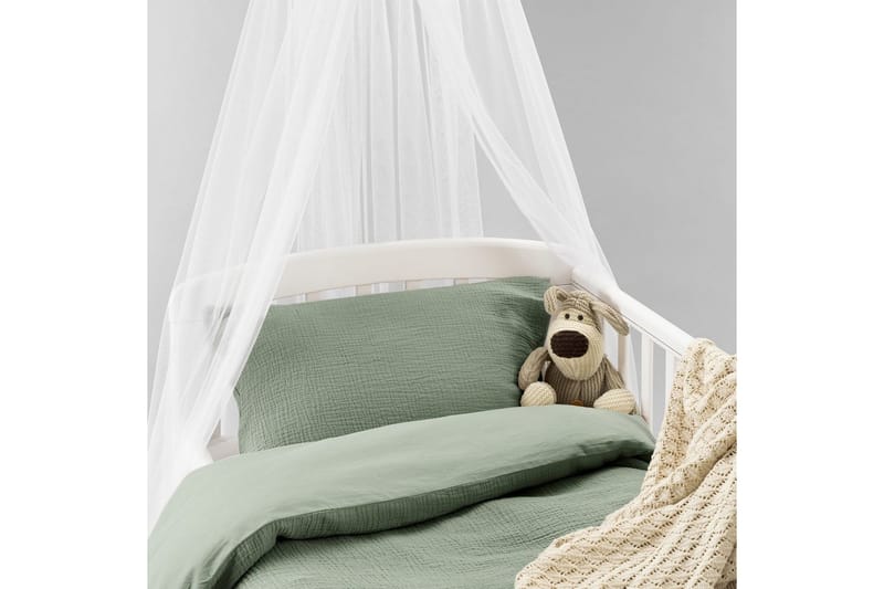 Dynetrekksett til Sprinkelseng 2-Delers Rolling - Grønn - Tekstiler & tepper - Sengetøy - Sengesett