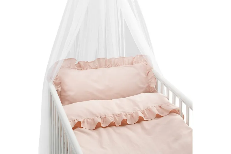 Dynetrekksett til Sprinkelseng 2-Delers Volang, Ny Rosa