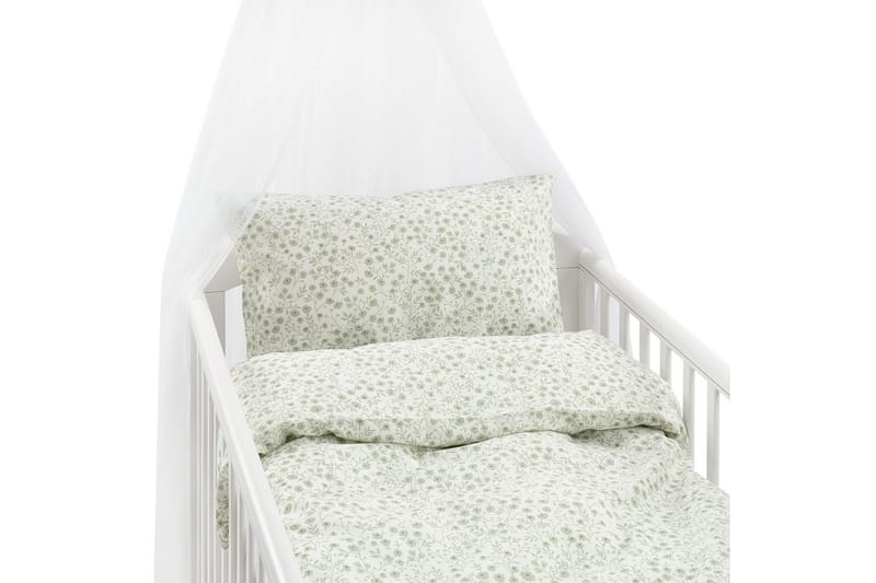 Dynetrekksett til Sprinkelseng 2-Dels Hedda - Grønn - Tekstiler & tepper - Sengetøy - Sengesett