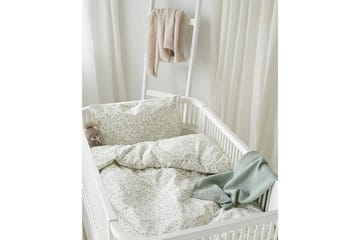 Dynetrekksett til Sprinkelseng 2-Dels Hedda - Grønn - Tekstiler & tepper - Sengetøy - Sengesett