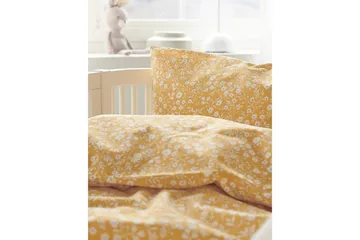 Dynetrekksett til Sprinkelseng 2-Dels Hedda - Gul - Tekstiler & tepper - Sengetøy - Sengesett