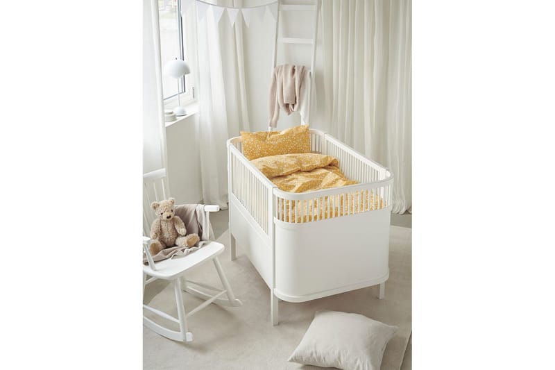 Dynetrekksett til Sprinkelseng 2-Dels Hedda - Gul - Tekstiler & tepper - Sengetøy - Sengesett