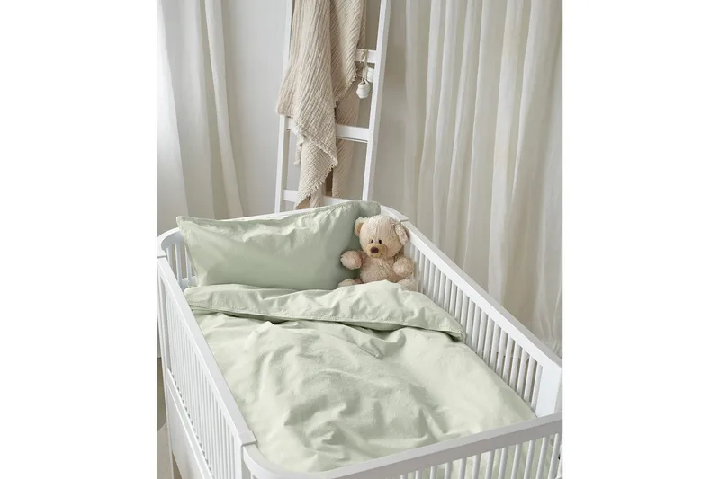 Dynetrekksett til Sprinkelseng 2-Dels Humble - Grønn - Tekstiler & tepper - Sengetøy - Sengesett