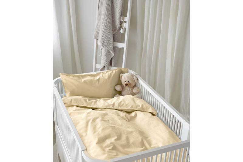 Dynetrekksett til Sprinkelseng 2-Dels Humble - Gul - Tekstiler & tepper - Sengetøy - Sengesett