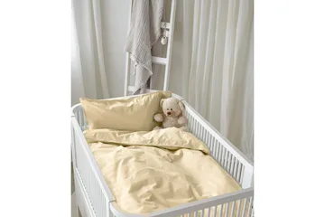 Dynetrekksett til Sprinkelseng 2-Dels Humble - Gul - Tekstiler & tepper - Sengetøy - Sengesett