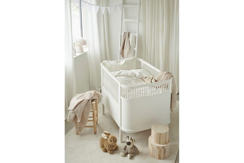 Dynetrekksett til Sprinkelseng 2-Dels Humble - Hvit - Tekstiler & tepper - Sengetøy - Sengesett