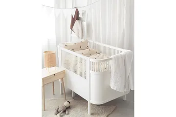 Dynetrekksett til Sprinkelseng 2-Dels Humla Sand - Tekstiler & tepper - Sengetøy - Sengesett