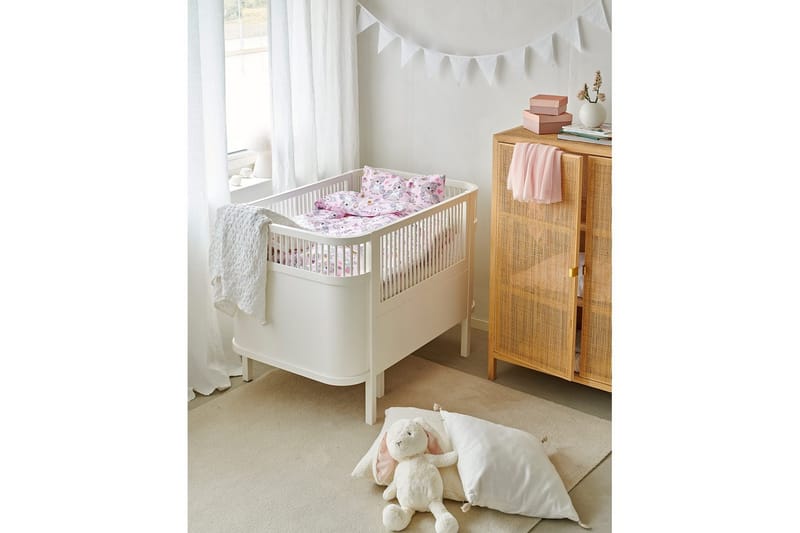 Dynetrekksett til Sprinkelseng 2-delt Enhjørning Rosa - Tekstiler & tepper - Sengetøy - Sengesett