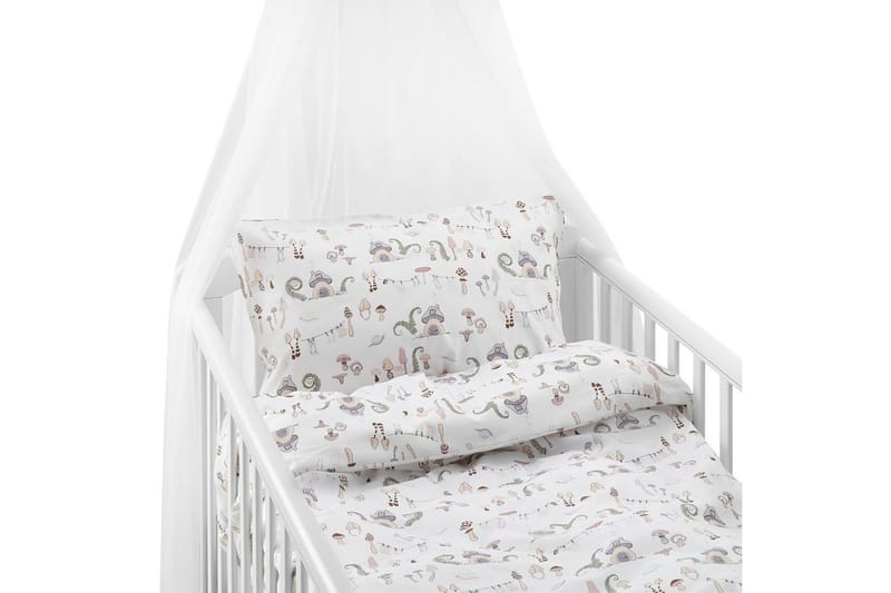 Dynetrekksett til Sprinkelseng 2-delt Fingal Pastell