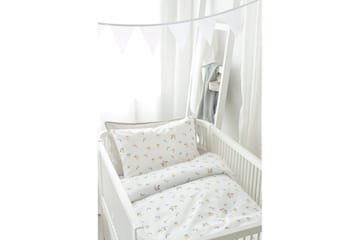 Dynetrekksett til Sprinkelseng 2-delt Sitroner Gul - Tekstiler & tepper - Sengetøy - Sengesett