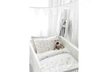 Dynetrekksett til Sprinkelseng 2-delt Sitroner Gul - Tekstiler & tepper - Sengetøy - Sengesett