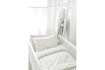 Dynetrekksett til Sprinkelseng 2-delt Sitroner Gul - Tekstiler & tepper - Sengetøy - Sengesett