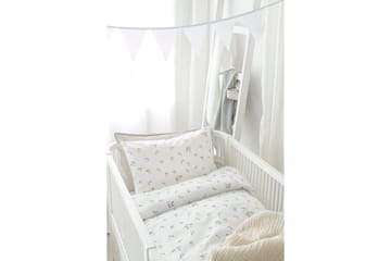 Dynetrekksett til Sprinkelseng 2-delt Sitroner Gul - Tekstiler & tepper - Sengetøy - Sengesett