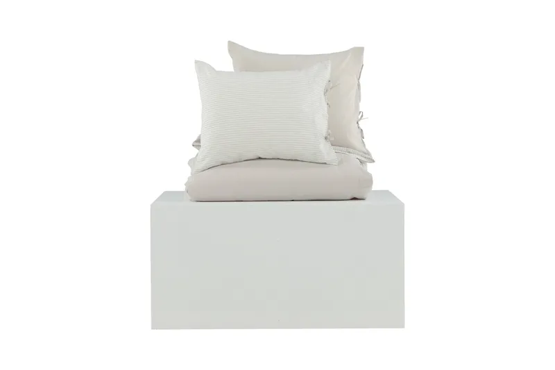 Jenna Sengesett 2-dels 220x240/50x60 cm - lysegrå - Tekstiler & tepper - Sengetøy