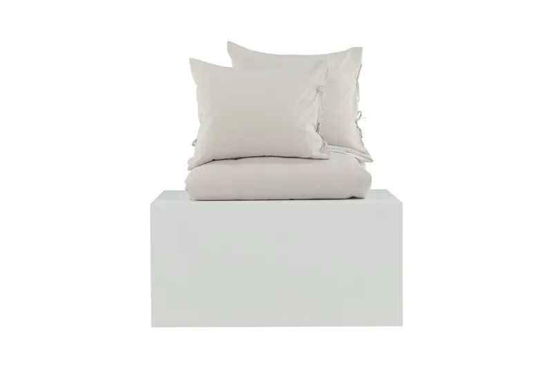 Jenna Sengesett 2-dels 220x240/50x60 cm - lysegrå - Tekstiler & tepper - Sengetøy