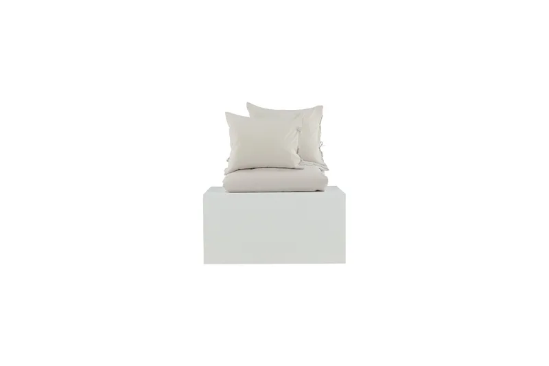 Jenna Sengesett 2-dels 220x240/50x60 cm - lysegrå - Tekstiler & tepper - Sengetøy