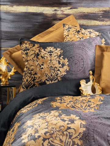 Jovrenis sengesett 240x220 cm - Antrasitt Beige - Tekstiler & tepper - Sengetøy - Sengesett