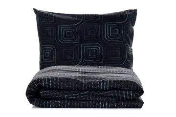 Marionis sengesett 240x220 cm - Petrolblå - Tekstiler & tepper - Sengetøy - Sengesett - Dynetrekksett dobbeltseng