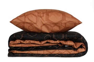 Marteby sengesett 140x200 cm - Kobber Svart - Tekstiler & tepper - Sengetøy - Sengesett