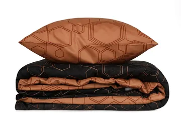 Marteby sengesett 240x220 cm - Gryningskobber Svart - Tekstiler & tepper - Sengetøy - Sengesett - Dynetrekksett dobbeltseng